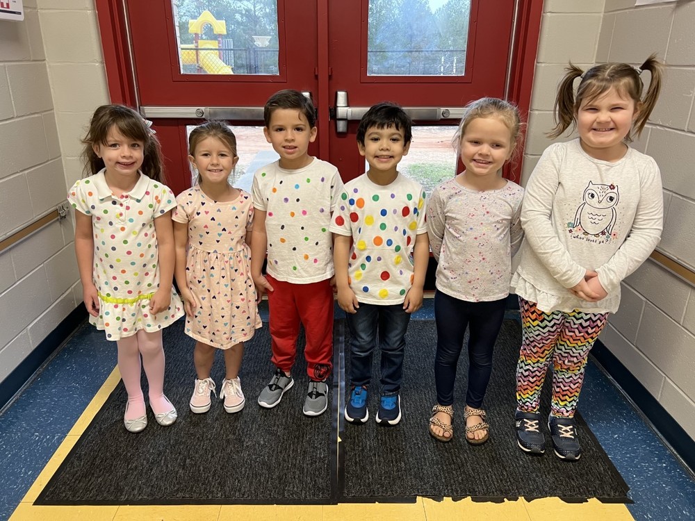 Pre-K Polka Dots for Dr.Suess “Put me in the Zoo” Wear lots of Colors/Polka Dots