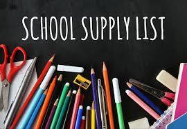 Middle/High Supply List