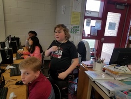 L. K. Moss Students are building a functioning heart